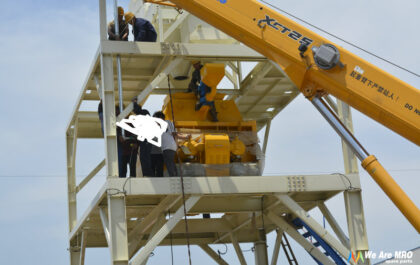 concrete mixing station